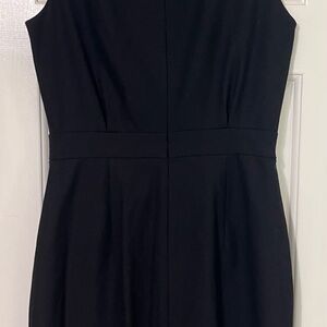 J. Crew Classic Black Midi Dress